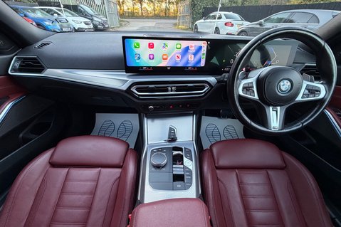 BMW 3 Series 330E M SPORT PHEV -TACORA RED LEATHER -COMF/VIS PACKS -HARMAN KARDON -VATQ 13