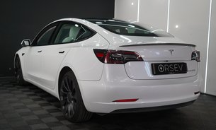 Tesla Model 3 PERFORMANCE AWD Enhanced Autopilot White Interior Ryzen GROK AI Front PPF 3