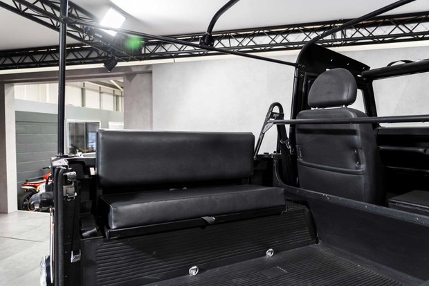 Land Rover Defender 90 TD SOFT TOP XS. MOMO WHEEL. HEATED SEATS. ALPINE STEREO. REAR BENCH SEATS. 2