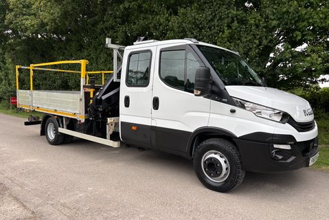 Iveco Daily 70C18D Double Cab Dropside with Hiab Crane - Air Con 5