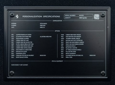 Ferrari 488 SPIDER 40