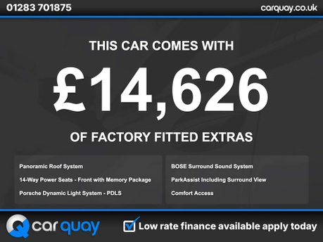 Porsche Panamera 2.9 Panamera 4 E-Hybrid Semi-Auto 4WD 5dr 14