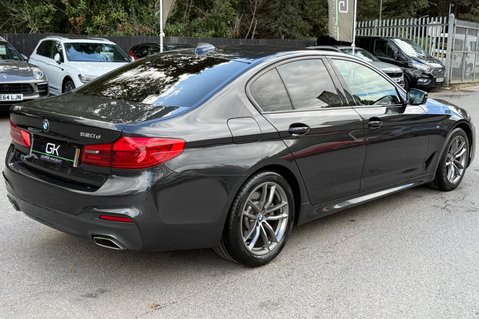 BMW 5 Series 520D M SPORT - RARE SOPHISTO GREY WITH IVORY LEATHER INTERIOR  6