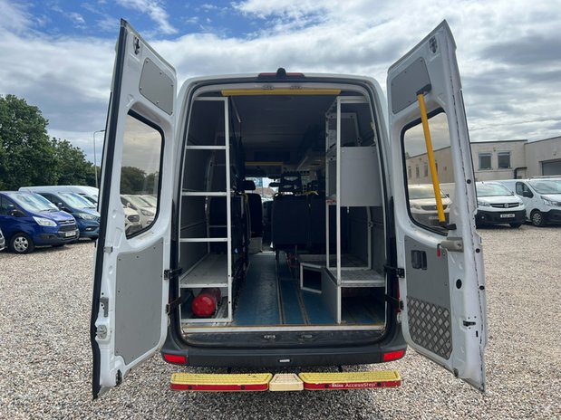 Mercedes-Benz Sprinter AUTO LWB L3H1 Ex-Police 9 Seats Racking Cruise FSH EURO 6 NO VAT 9