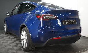 Tesla Model Y LONG RANGE AWD One Owner Deep Metallic Blue Adaptive LEDs Pano Roof VAT Q 3