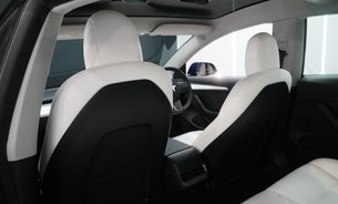 Tesla Model 3 RWD White Interior 19" Sport Wheels GROK Ryzen Chip One Owner Heat Pump 17