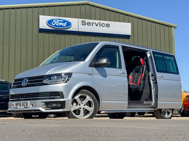 Volkswagen Transporter AUTO Crew Cab SWB L1H1 210BHP T32 Tdi Sportline Kombi Nav EURO 6 NO VAT 1