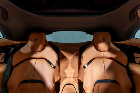 Ferrari Purosangue ATELIER. EXTENSIVE CARBON FIBRE. PAINTED SHIELDS. PASSENGER DISPLAY. P/ROOF 25