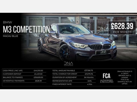 BMW M3 3.0 M3 Competition Edition Package Semi-Auto 4dr 5