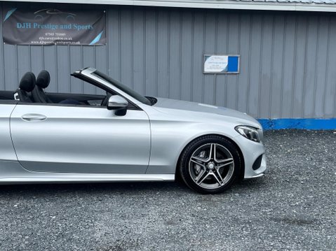 Mercedes-Benz C Class 2.1 C220d AMG Line (Premium Plus) Cabriolet G-Tronic+ Euro 6 (s/s) 2dr 24