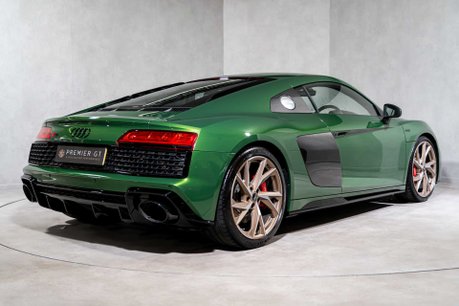 Audi R8 V10 PERFORMANCE EDITION. RWD. SONOMA GREEN. CARBON EXT. FULL PPF. B&O. 4