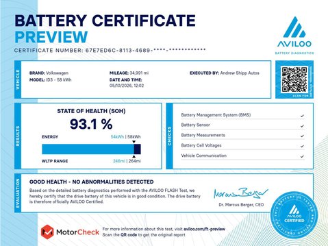 Volkswagen ID.3 Pro Performance 58kWh Family Hatchback 5dr Electric Auto (204 ps) 2