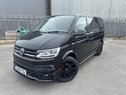 Volkswagen Transporter T6 TDI HIGHLINE BLACK FSH DAY VAN CAMPERVAN READY