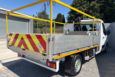 Vauxhall Movano L3H1 R3500 Dropside Truck with Hiab T-HIDUO 013 6