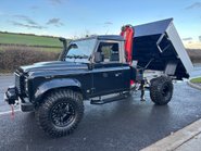 Land Rover Defender 130 130 Tdci Crane Tipper - Air Con - Galv Chassis 1