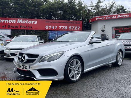 Mercedes-Benz E Class 3.0 E350d V6 BlueTEC AMG Line Cabriolet G-Tronic+ Euro 6 (s/s) 2dr