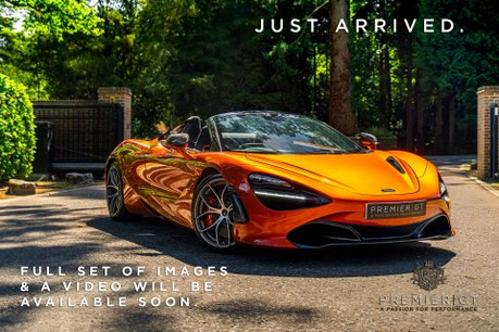 McLaren 720S SPIDER. NOW SOLD. SIMILAR REQUIRED. PLEASE CALL 01903 254800. 1