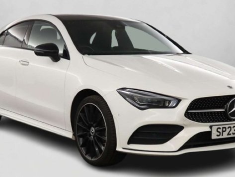 Mercedes-Benz CLA Class 1.3 CLA250e 15.6kWh AMG Line Night Edition (Premium Plus) Coupe 4dr Petrol 