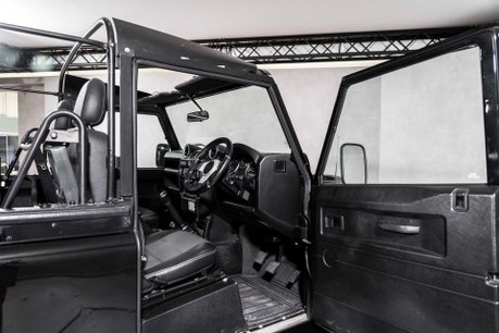 Land Rover Defender 90 TD SOFT TOP XS. MOMO WHEEL. HEATED SEATS. ALPINE STEREO. REAR BENCH SEATS. 15