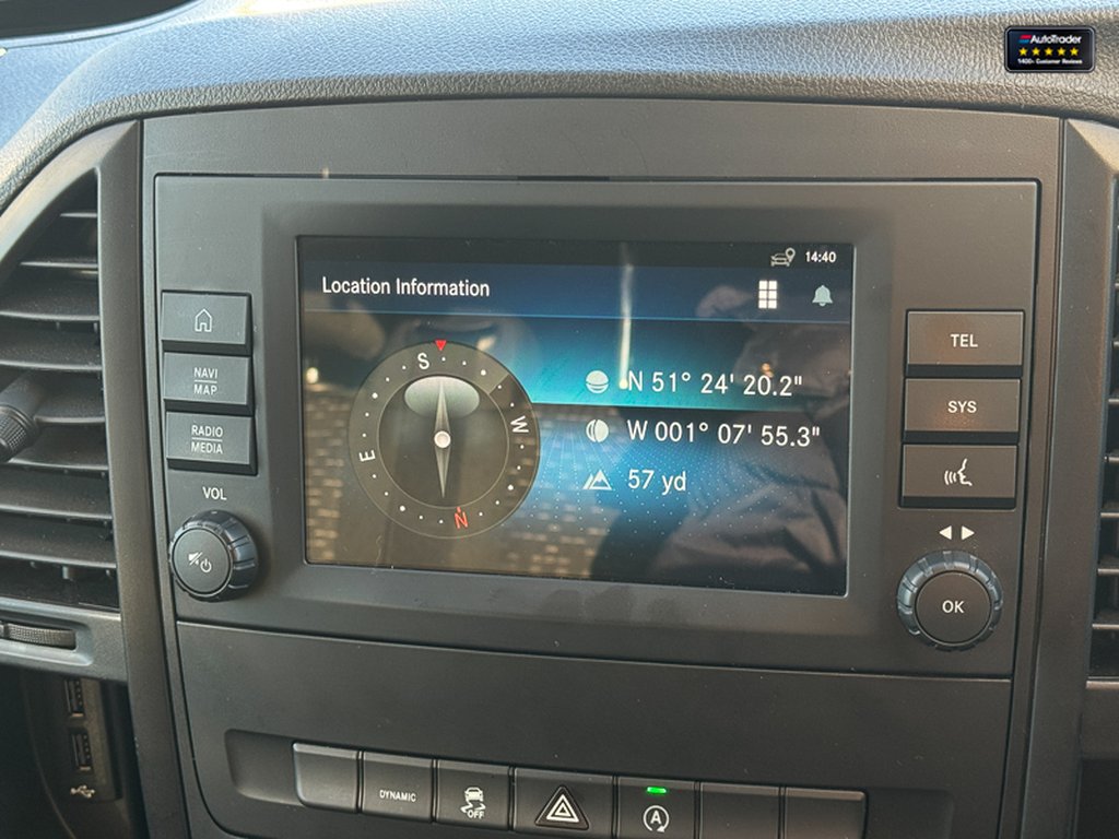 2021 Mercedes-Benz VitoCrew Cab AUTO LWB L2H1 Premium 116 Air Con Alloys Camera Nav Sensors EURO 6 — thumbnail 32 of 51