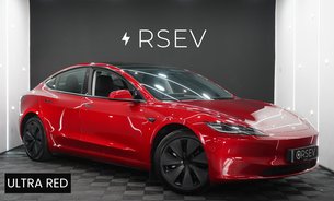 Tesla Model 3 LONG RANGE AWD Ultra Red Now with GROK Heated & Cooled Seats One Owner 1