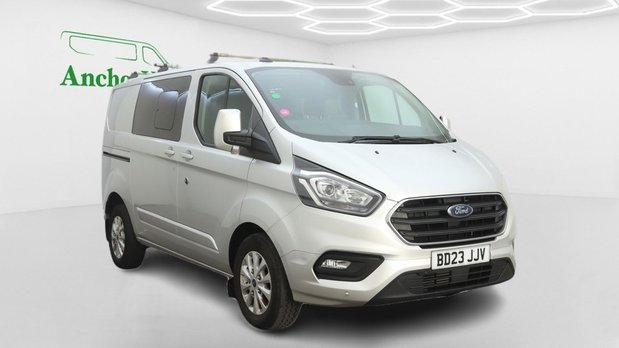 Ford Transit Custom Crew Cab AUTO SWB L1H1 Low Roof Limited 320 Air Con Alloys Sensors Cam EURO 2