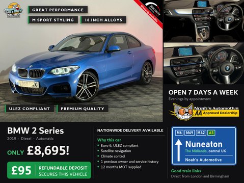 BMW 2 Series 218D M SPORT 2