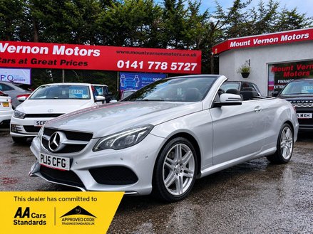 Mercedes-Benz E Class 3.0 E350d V6 BlueTEC AMG Line Cabriolet G-Tronic+ Euro 6 (s/s) 2dr