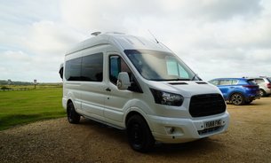 Ford Transit 350 L3 H3 P/V DRW FSH New Brakes Off Grid Solar Cassette Toilet Air Con +++ 12