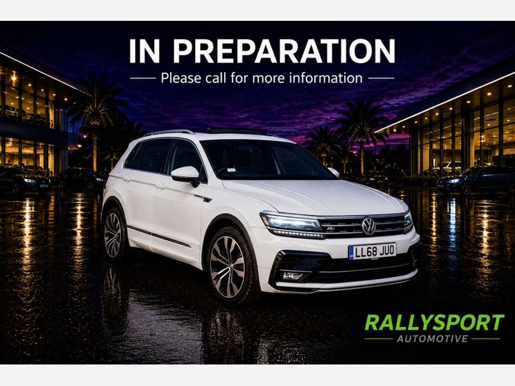 VOLKSWAGEN TIGUAN 2.0 TIGUAN R LINE TDI SEMI AUTO 5DR YEAR 2018 68 MILEAGE...