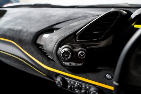 Ferrari 488 Pista WARRANTY. HISTORIC PAINTWORK. CARBON FIBRE INT & EXT. LIFT. CARPLAY. 35