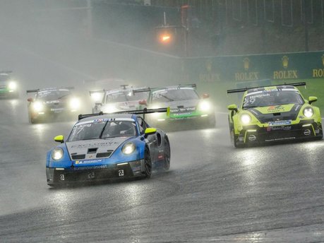 Wet Pace Unrewarded For Harry King at Spa