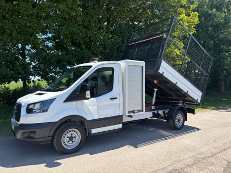 Ford Transit 350 Srw L3 130 ps Toolbox Cage Tipper