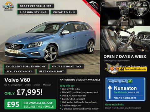 Volvo V60 D3 R-DESIGN NAV 2.0 MANUAL 2