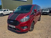 Ford Transit Custom Crew Cab AUTO SWB L1H1 Low Roof Sport 320 Nav Sensors Air Con Alloys EURO 6 3