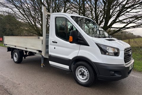 Ford Transit 350 Srw 130 ps Dropside Truck with Maxilift PH110 Crane 5