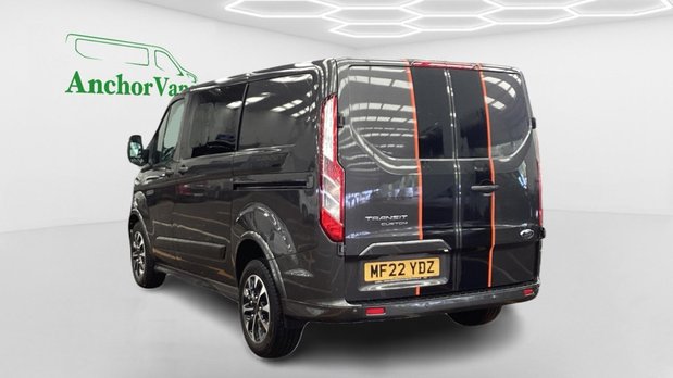 Ford Transit Custom Crew Cab SWB L1H1 Low Roof Sport 320 Air Con Alloys Sensors Cam EURO 6 6