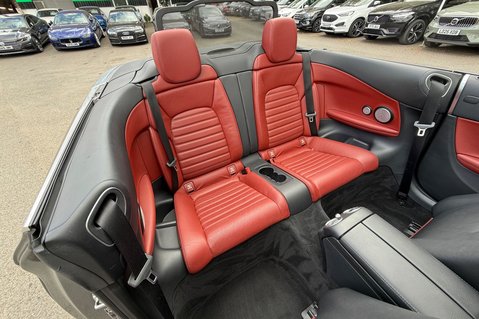 Mercedes-Benz C Class C 220 D AMG LINE PREMIUM PLUS - SELENITE GREY WITH CRANBERRY LEATHER 38