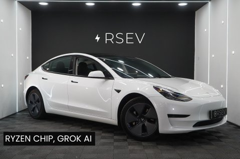 Tesla Model 3 RWD GROK AI Ryzen 1 Owner Adaptive LEDs Heat Pump Pano Roof LFP Batt VATQ 