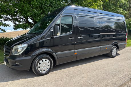 Mercedes-Benz Sprinter 319 V6 Cdi Lwb Hr Panel Van - Twin Side Doors / Air Con / Rear Camera