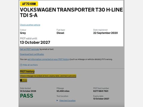 Volkswagen Transporter 2.0 TDI T30 Highline Panel Van 5dr Diesel DSG FWD LWB Euro 6 (s/s) (150 ps) 43