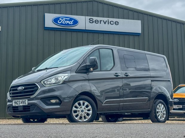 Ford Transit Custom Crew Cab AUTO SWB L1H1 Low Roof Limited 300 Air Con Alloys EURO 6 2