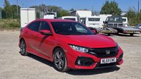 Honda Civic 1.0 VTEC Turbo SR Hatchback 5dr Petrol CVT Euro 6 (s/s) (126 ps) 5