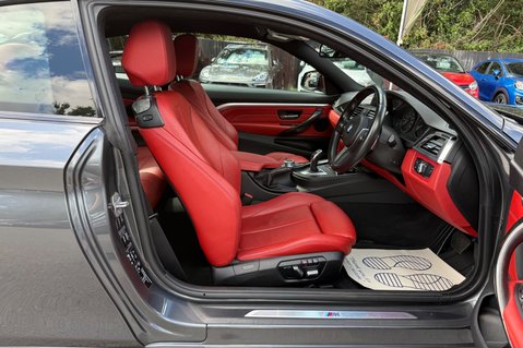 BMW 4 Series 435D XDRIVE M SPORT -ADAPTIVE SUSPENSION -CORAL RED LEATHER  12