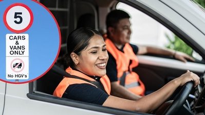 Driving a van first time banner