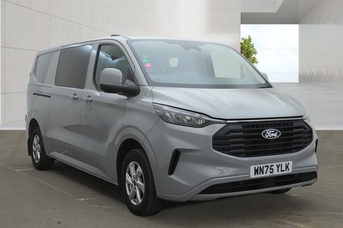 Ford Transit Custom Crew Cab AUTO LWB L2H1 Low Roof Limited 320 Air Con Alloys Sensors Cam EURO