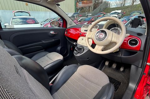 Fiat 500 LOUNGE.. CONVERTIBLE..LOOK ONLY £35:00 R/TAX…BLUETOOTH  6