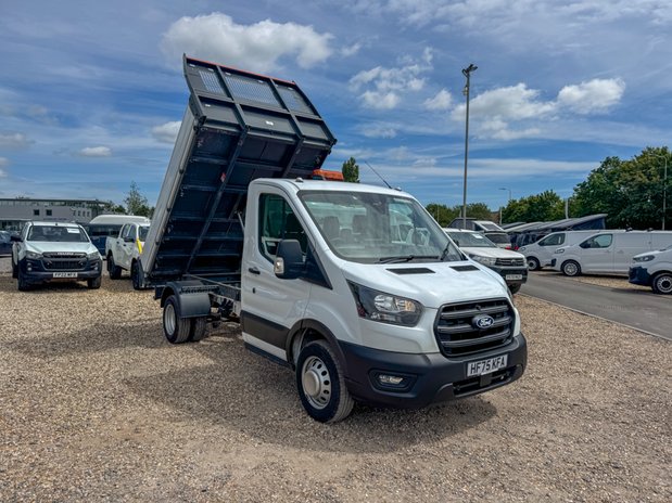 Ford Transit Tipper MWB L2 Leader 350 AIR CON Dual Rear Wheel Camera Tow Bar EURO 6 5