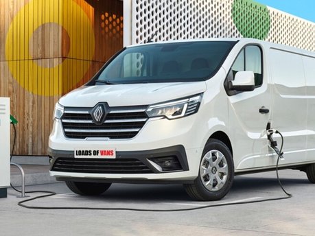 new renault trafic electric van charging