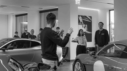 Romans International Convoy to Goodwood Breakfast Club Supercar Sunday